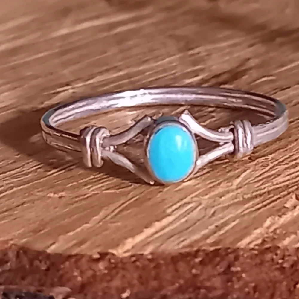 Sterling silver ring Size L.5 - Picture 1 of 1